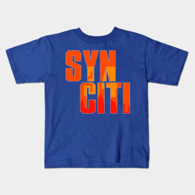 Syn Citi In Orange Kids T-Shirt by enfuego360